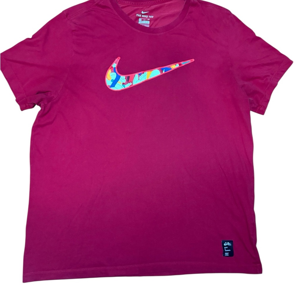Nike AIR Kelly Anna Run Past the Future Red Dri-FIT Tee XXL